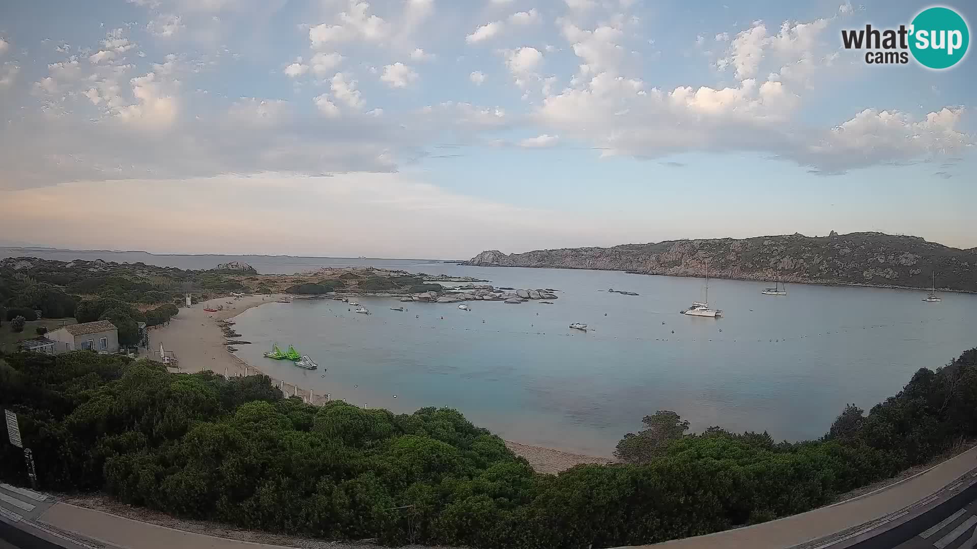 Webcam Rena di Levante – Live View from Capo Testa