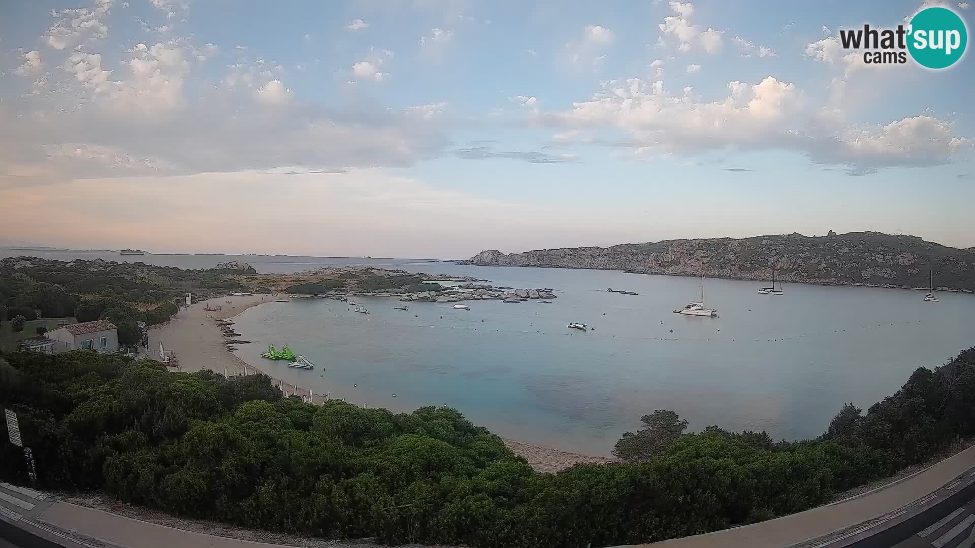 Webcam Rena di Levante – Live View from Capo Testa