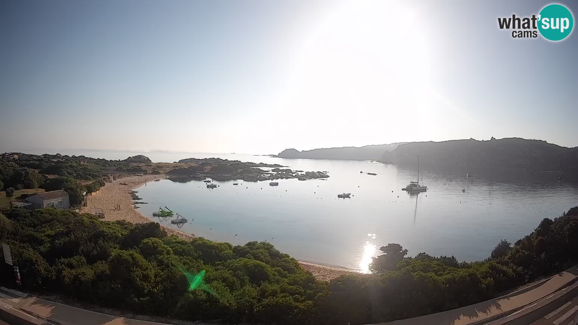 Webcam Rena di Levante – Live View from Capo Testa