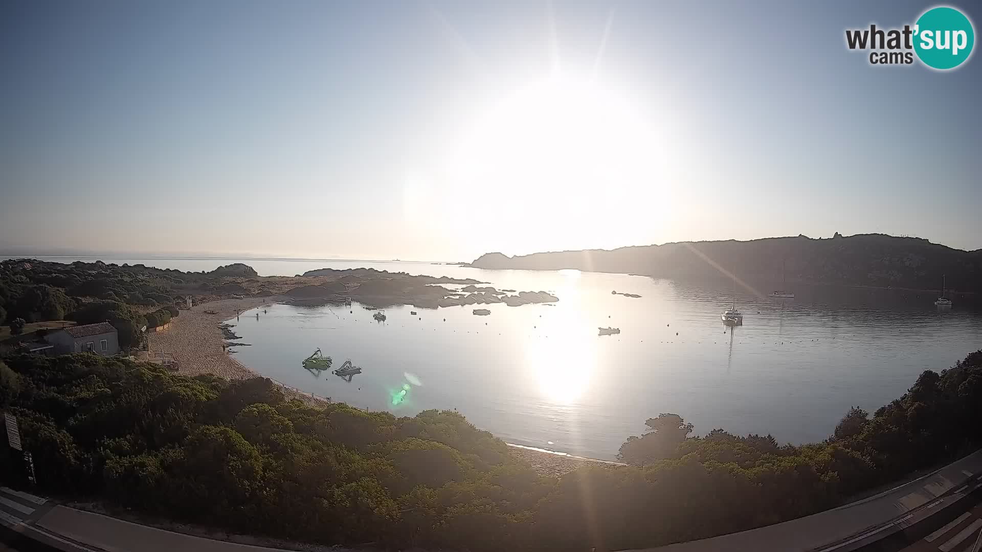 Webcam Rena di Levante – Live View from Capo Testa
