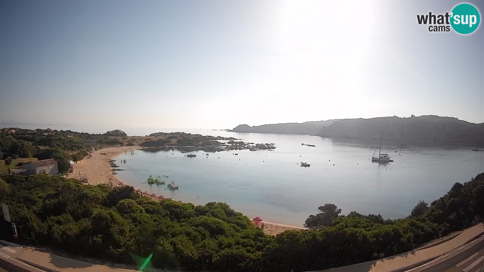 Webcam Rena di Levante – Live View from Capo Testa