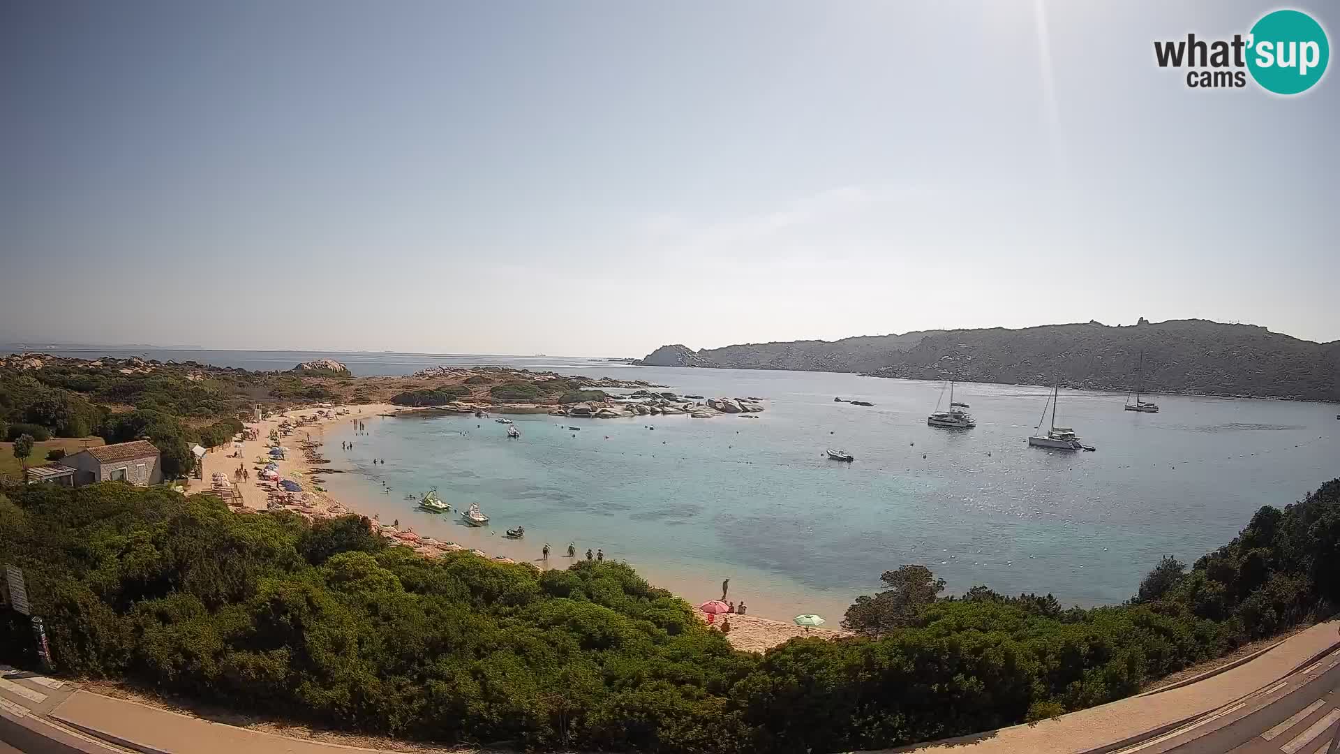 Webcam Rena di Levante – Live View from Capo Testa