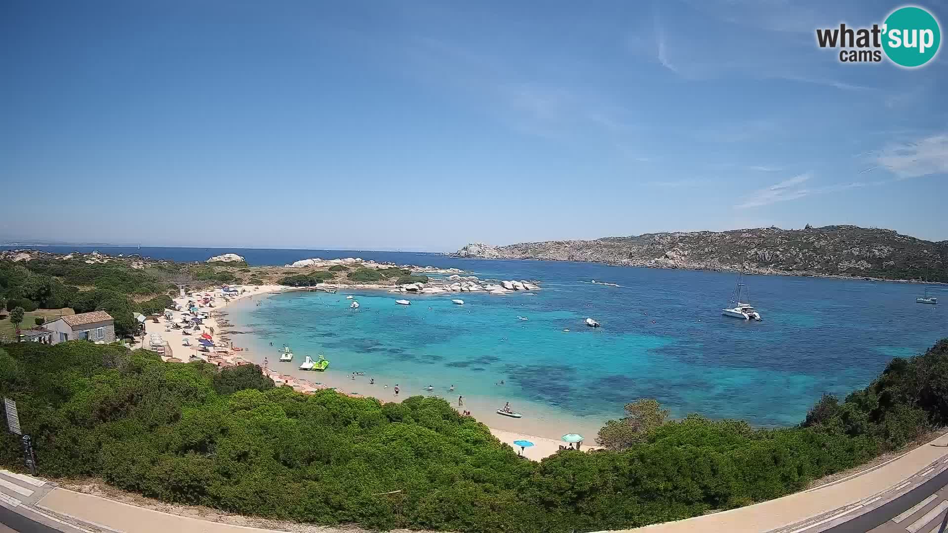 Webcam Rena di Levante – Live View from Capo Testa