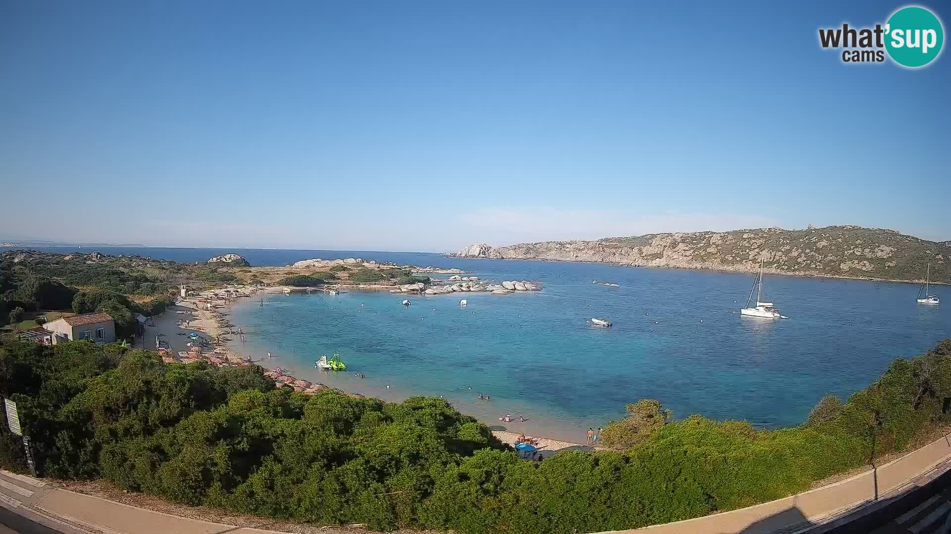 Webcam Rena di Levante – Vue en direct depuis Capo Testa