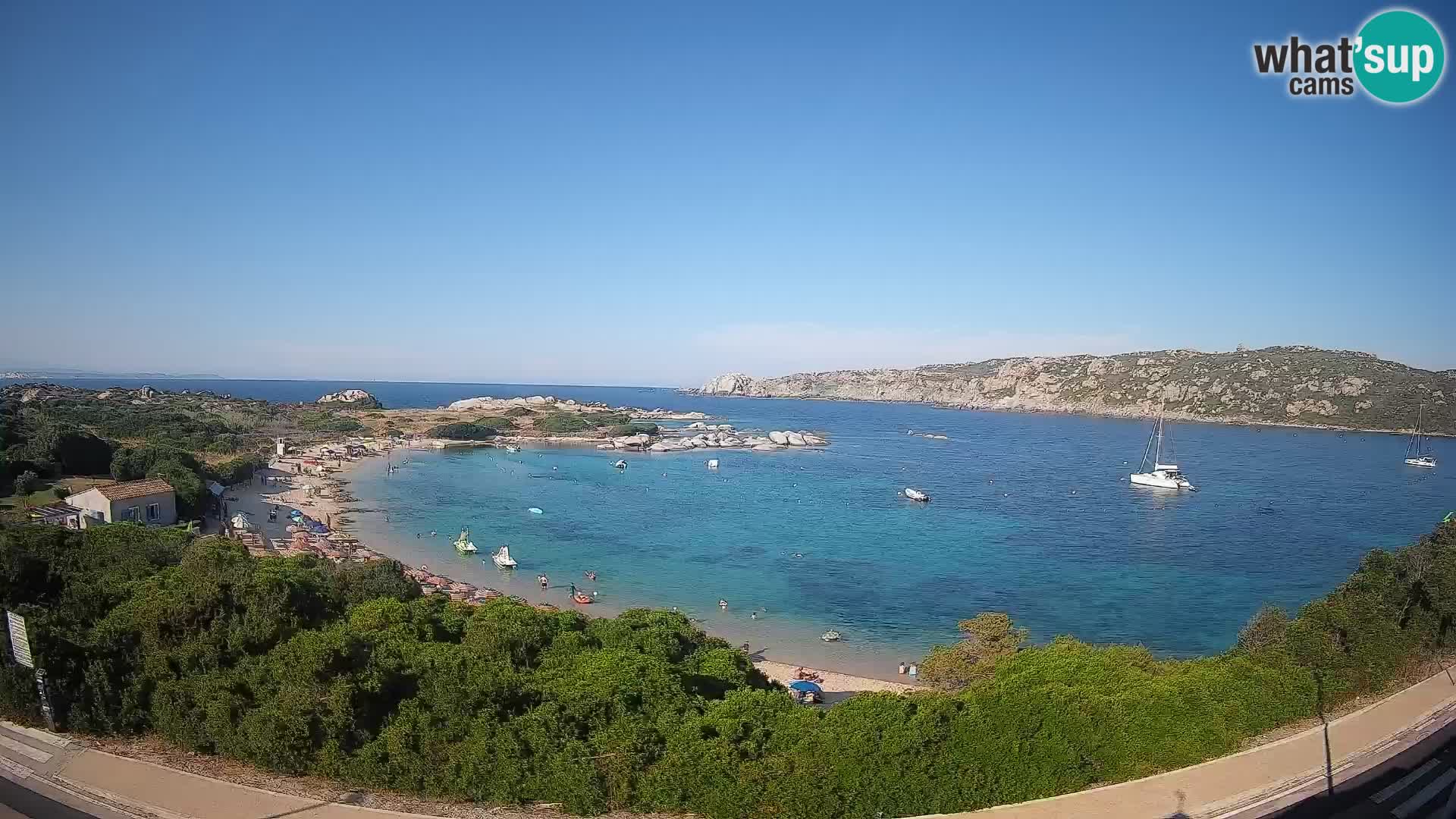 Webcam Rena di Levante – Live View from Capo Testa