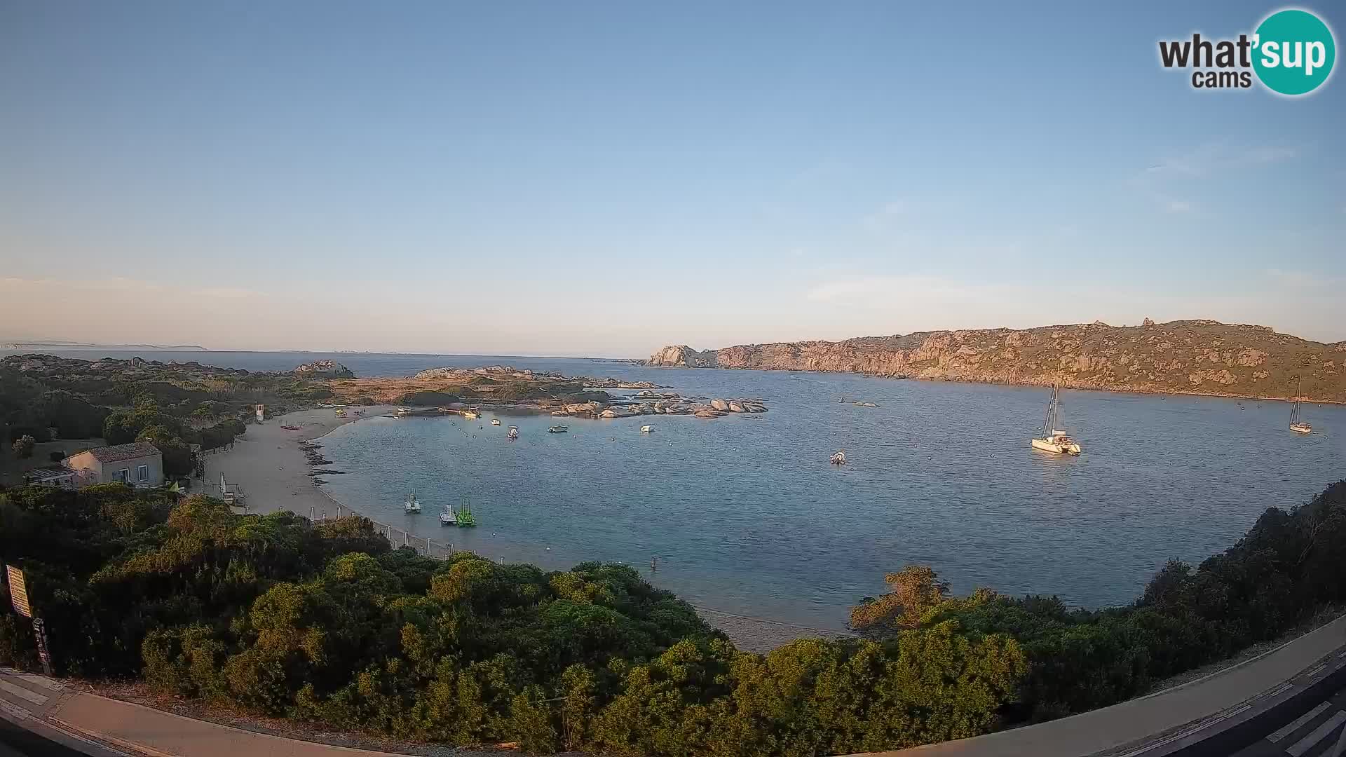 Webcam Rena di Levante – Live View from Capo Testa