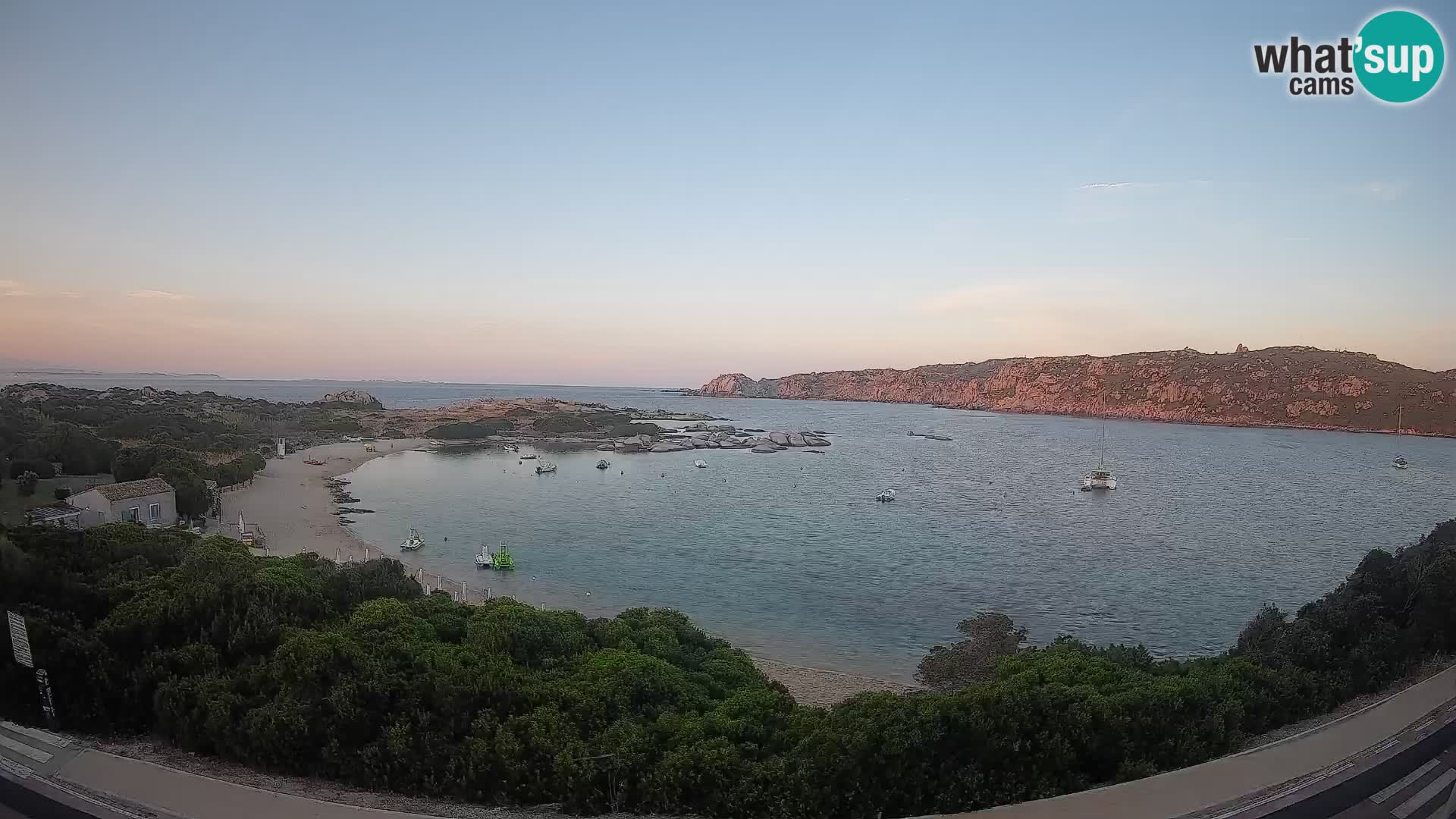 Webcam Rena di Levante – Live View from Capo Testa