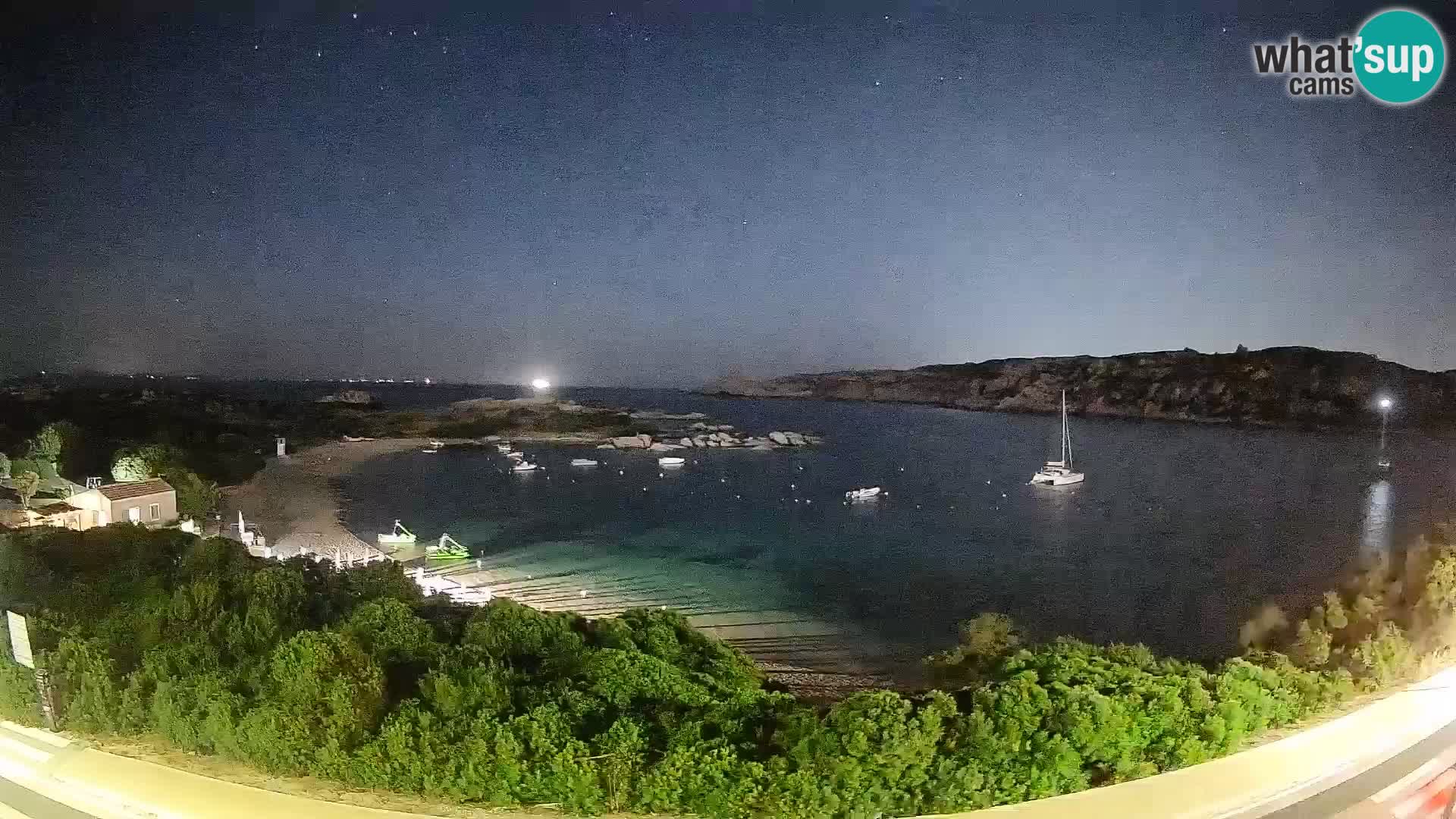 Web kamera Rena di Levante – Pogled uživo s Capo Testa