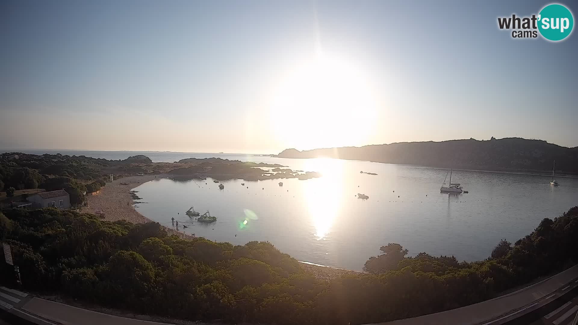 Webcam Rena di Levante – Live View from Capo Testa