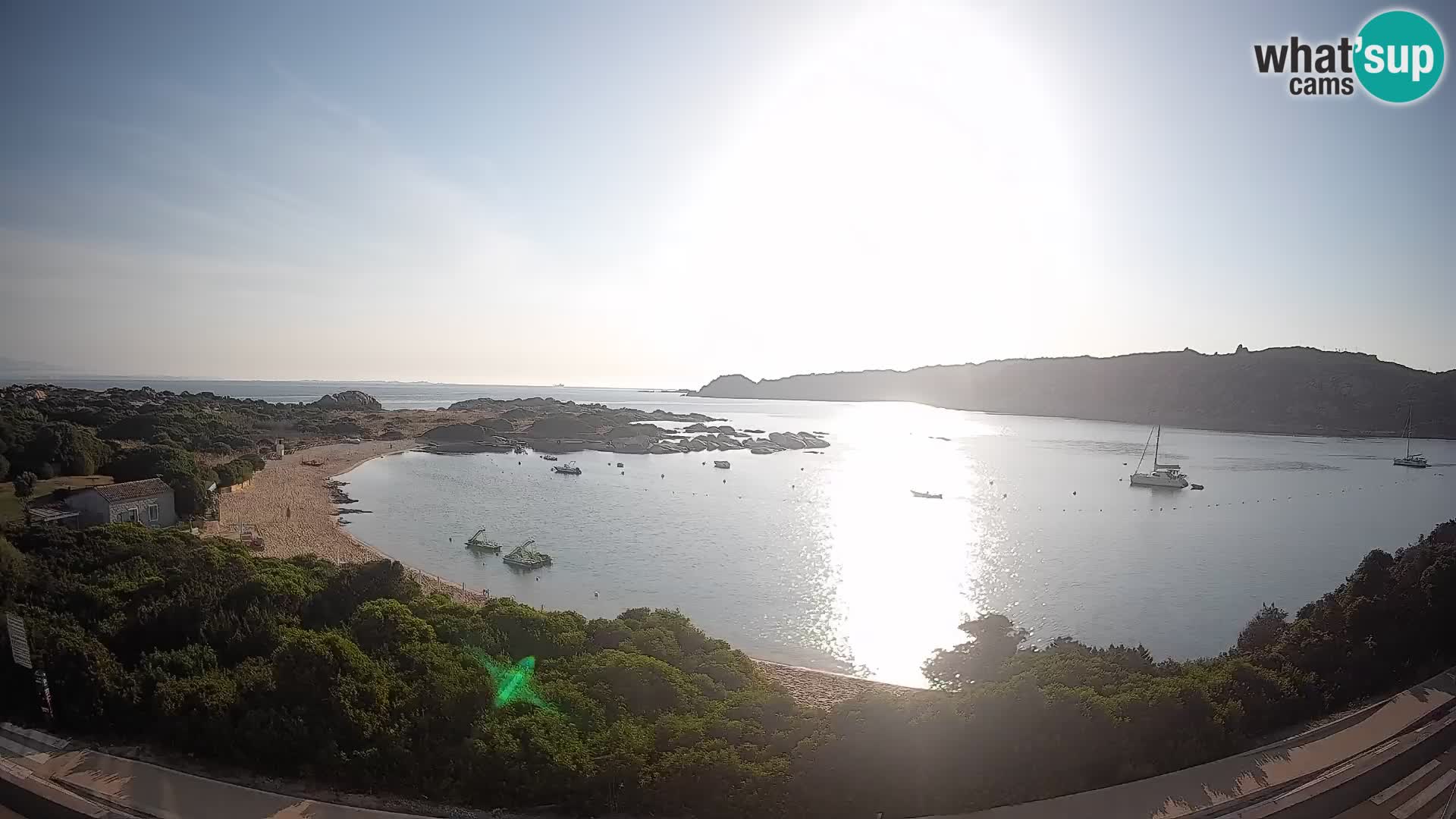 Spletna kamera Rena di Levante – Pogled v živo na Capo Testa