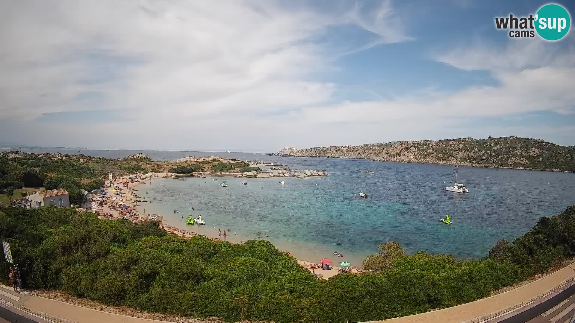 Spletna kamera Rena di Levante – Pogled v živo na Capo Testa