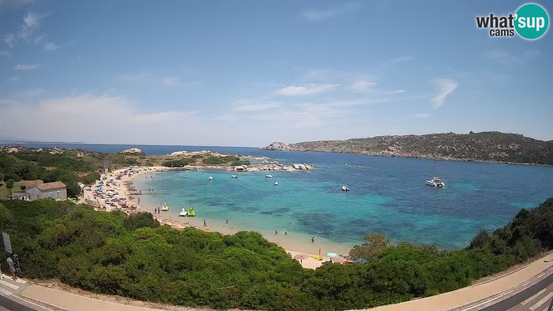 Webcam Rena di Levante – Live View from Capo Testa