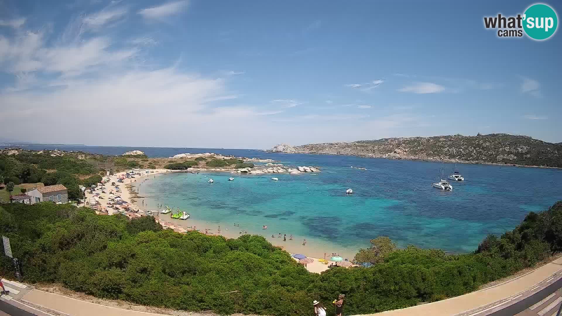 Spletna kamera Rena di Levante – Pogled v živo na Capo Testa