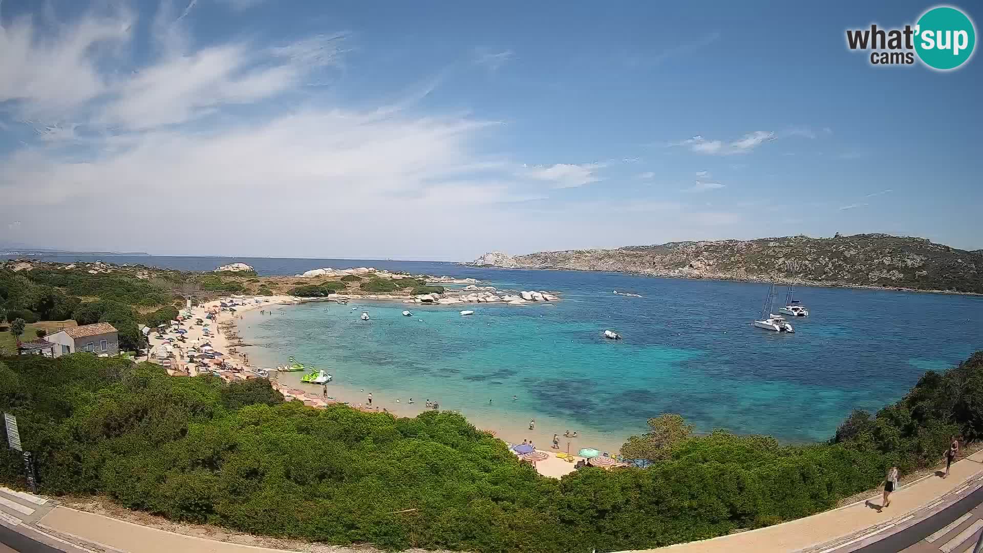 Webcam Rena di Levante – Live View from Capo Testa