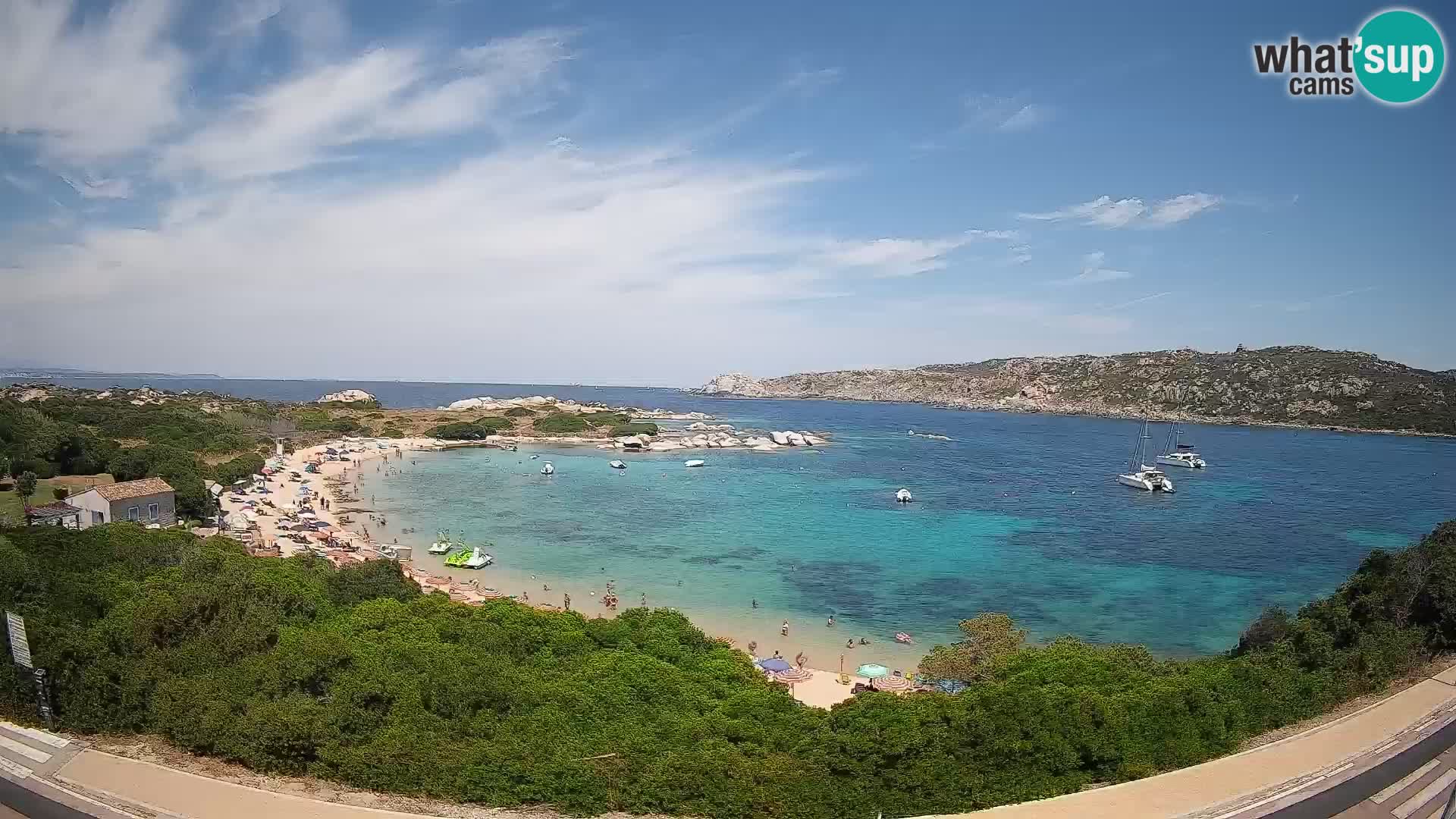 Web kamera Rena di Levante – Pogled uživo s Capo Testa