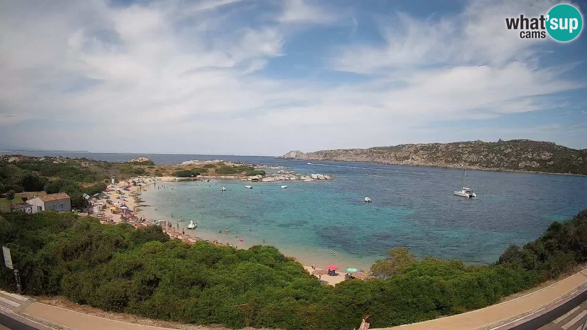 Webcam Rena di Levante – Live View from Capo Testa