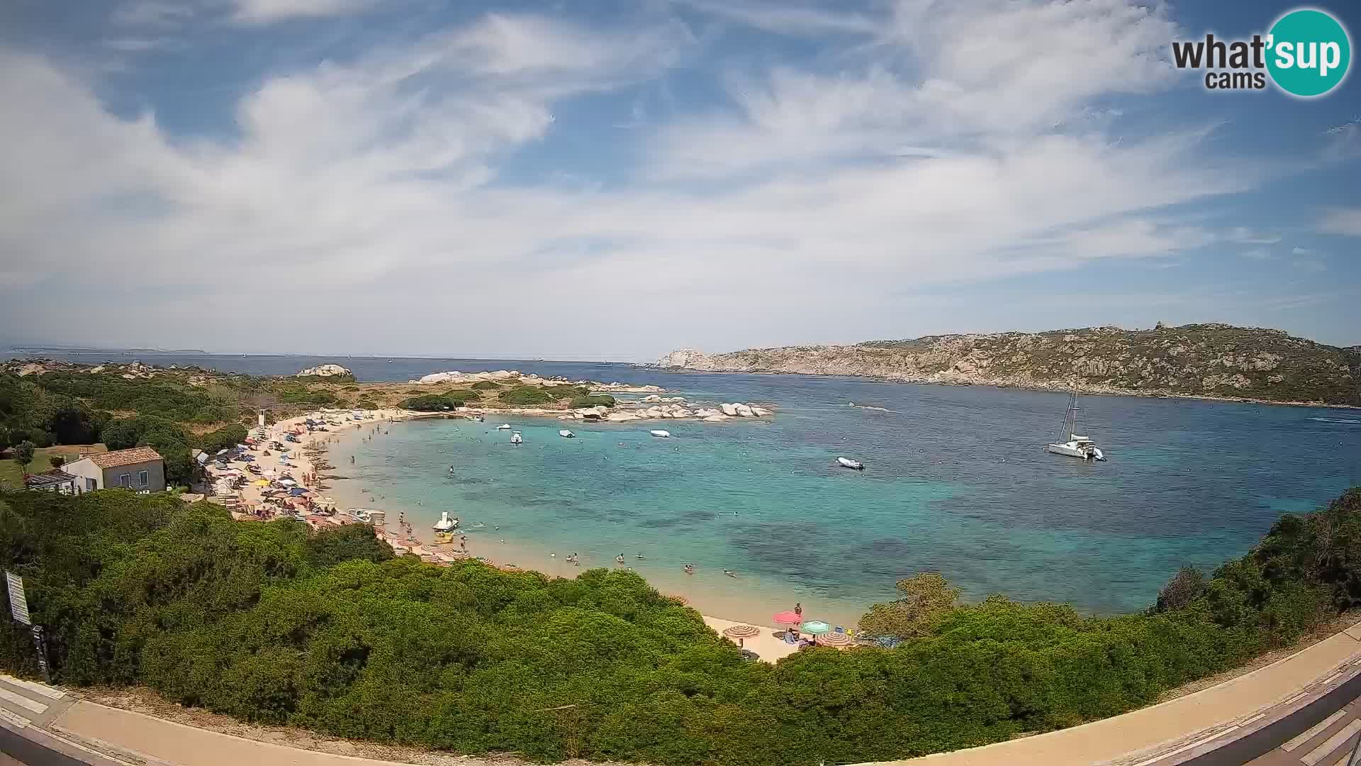 Spletna kamera Rena di Levante – Pogled v živo na Capo Testa
