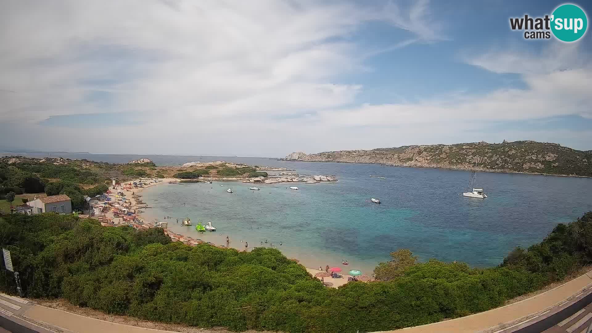 Spletna kamera Rena di Levante – Pogled v živo na Capo Testa