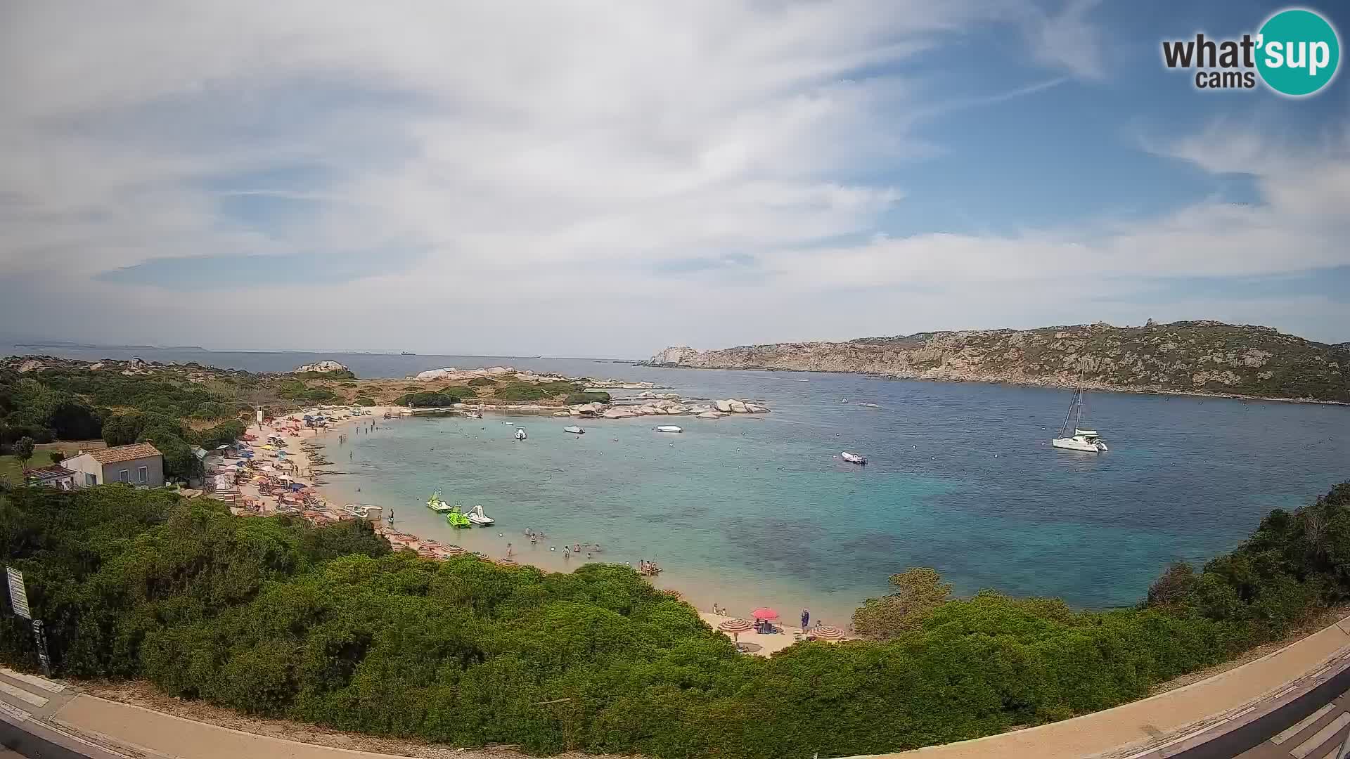 Webcam Rena di Levante – Live View from Capo Testa