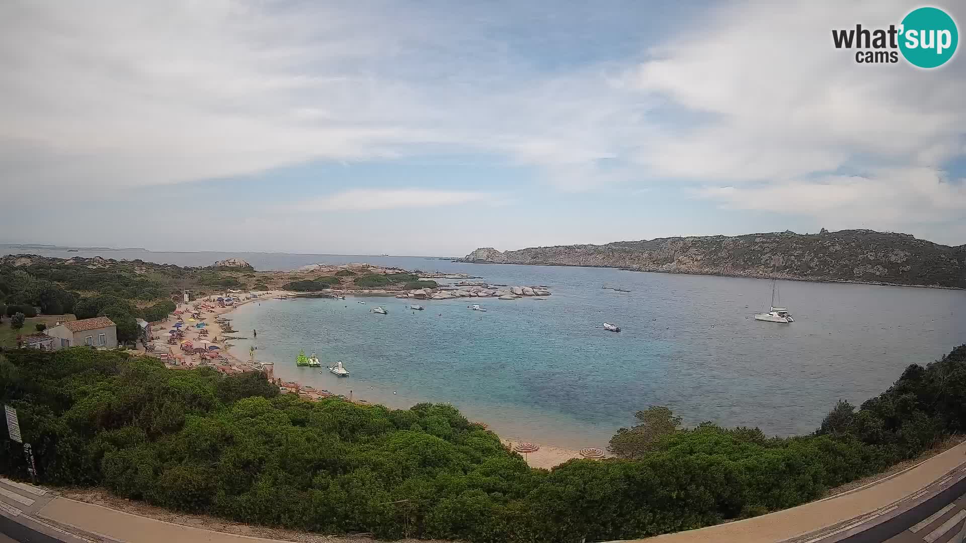Webcam Rena di Levante – Live View from Capo Testa