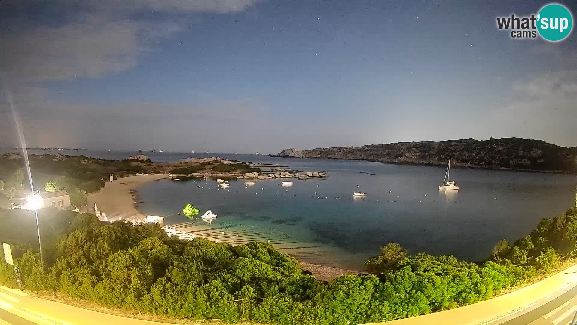 Spletna kamera Rena di Levante – Pogled v živo na Capo Testa
