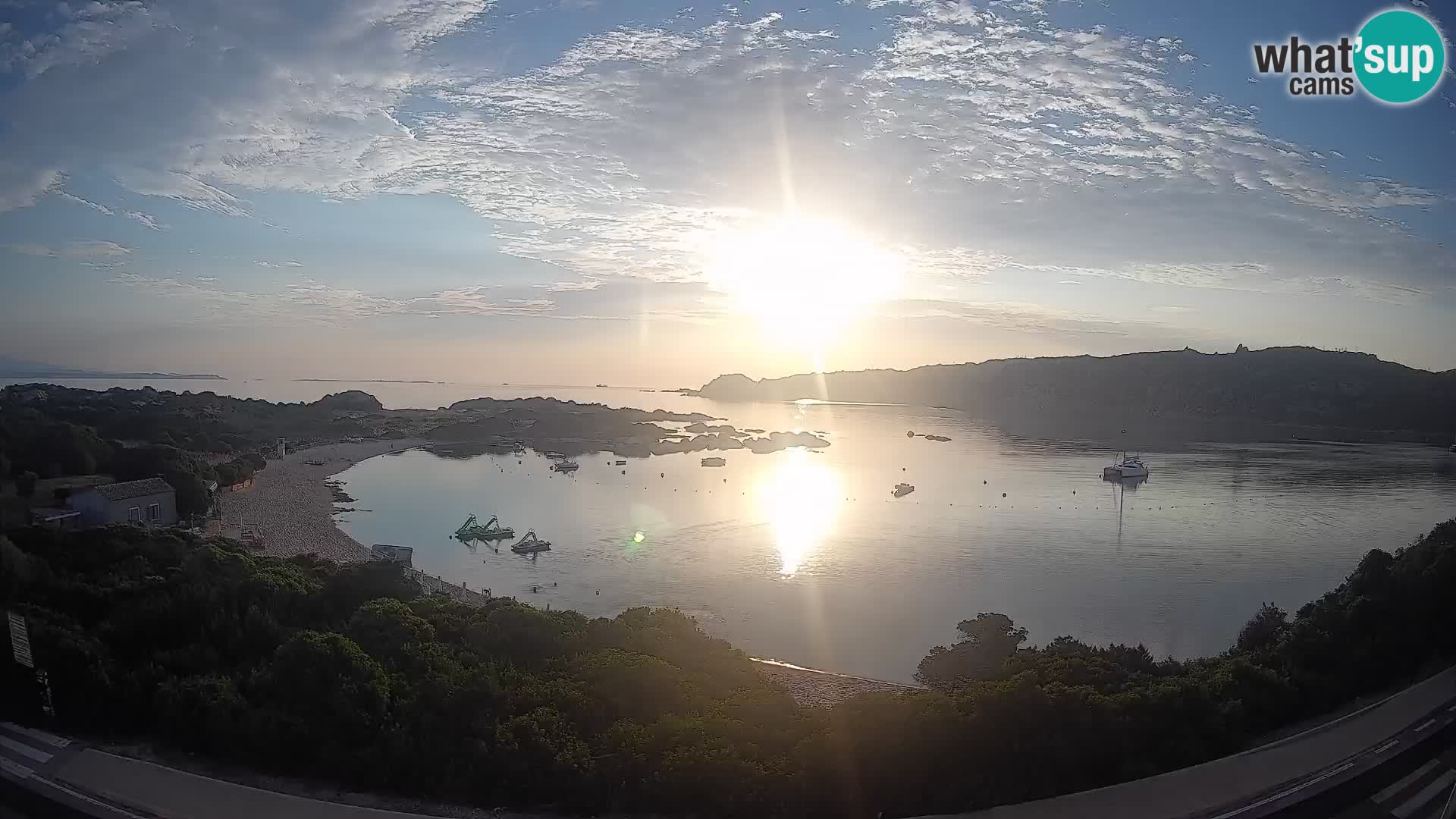 Webcam Rena di Levante – Live View from Capo Testa