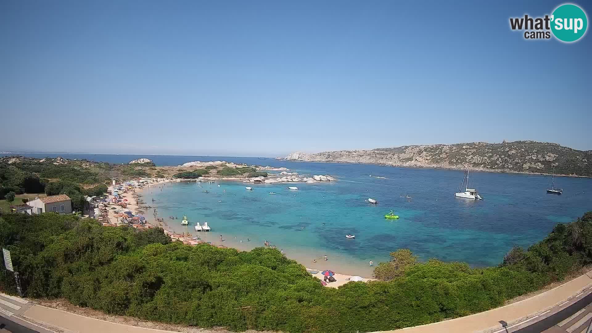 Webcam Rena di Levante – Live View from Capo Testa