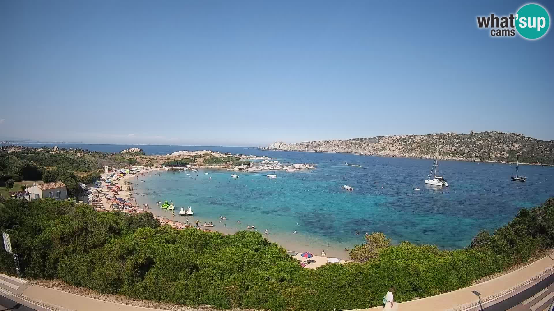 Webcam Rena di Levante – Live View from Capo Testa