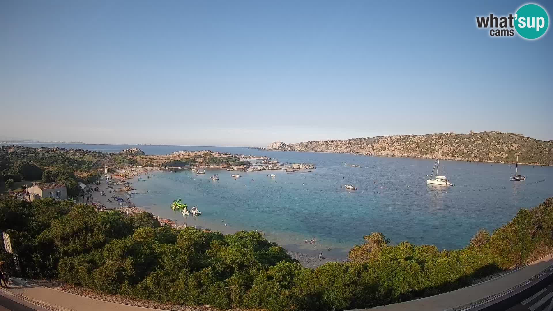 Spletna kamera Rena di Levante – Pogled v živo na Capo Testa