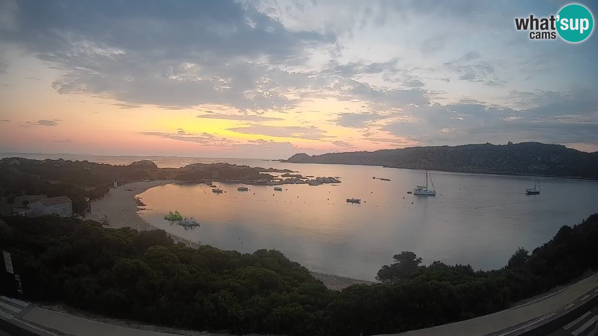 Webcam Rena di Levante – Live View from Capo Testa