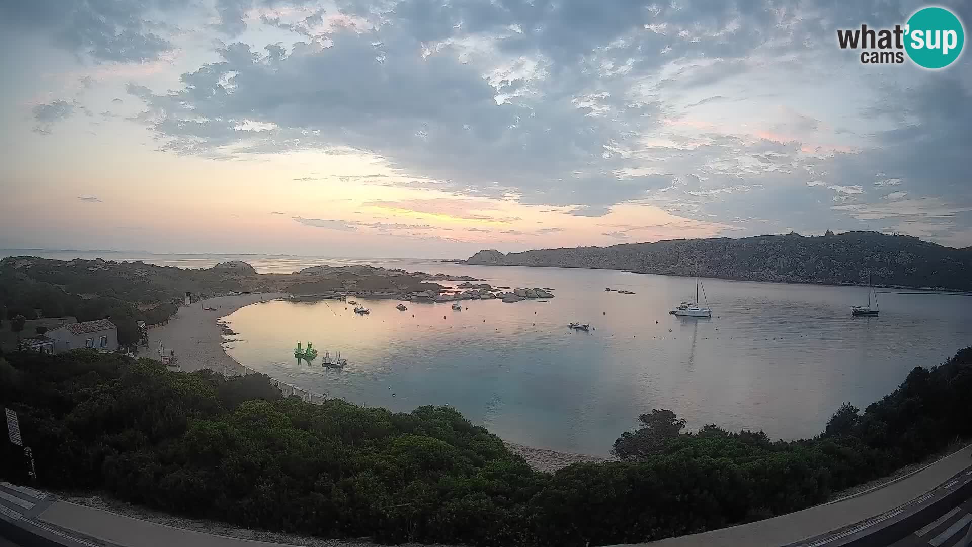 Web kamera Rena di Levante – Pogled uživo s Capo Testa
