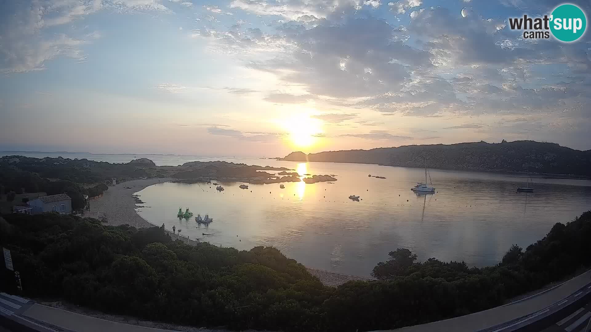 Webcam Rena di Levante – Live View from Capo Testa