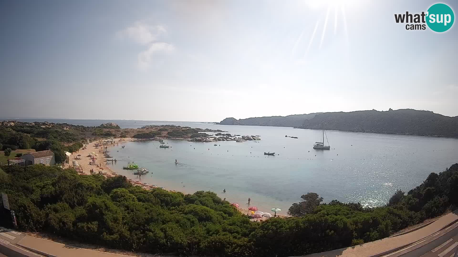 Webcam Rena di Levante – Live View from Capo Testa