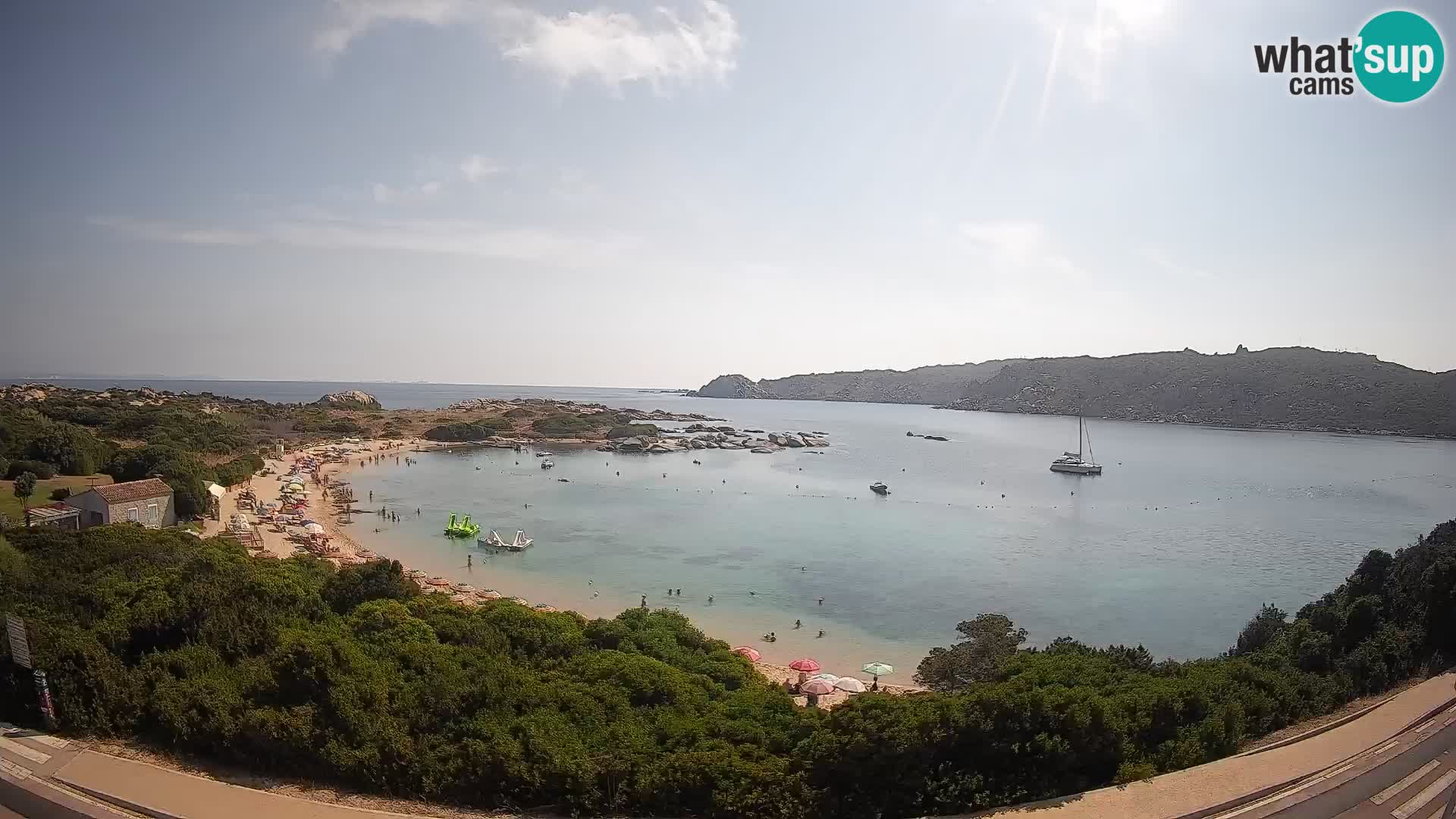 Webcam Rena di Levante – Live View from Capo Testa