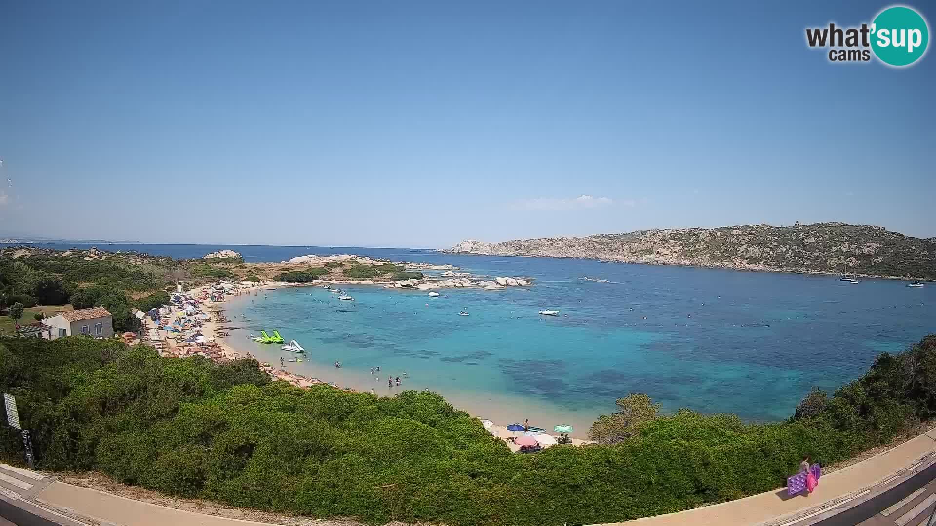 Webcam Rena di Levante – Live View from Capo Testa