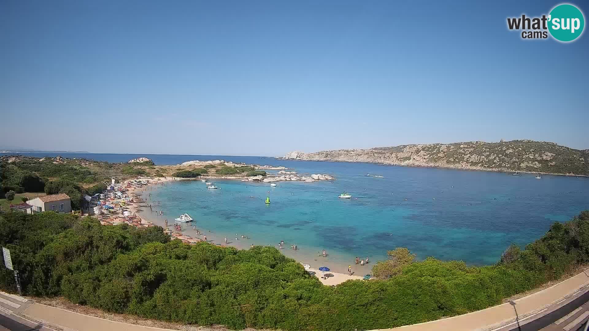 Webcam Rena di Levante – Live View from Capo Testa