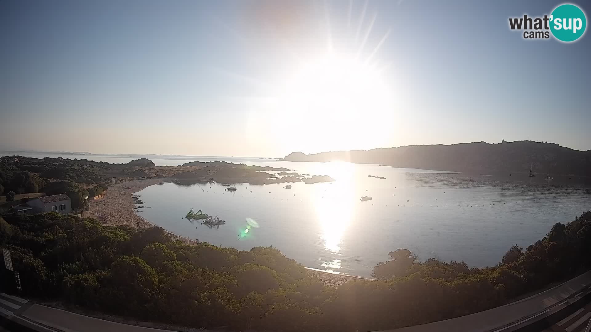 Webcam Rena di Levante – Live View from Capo Testa