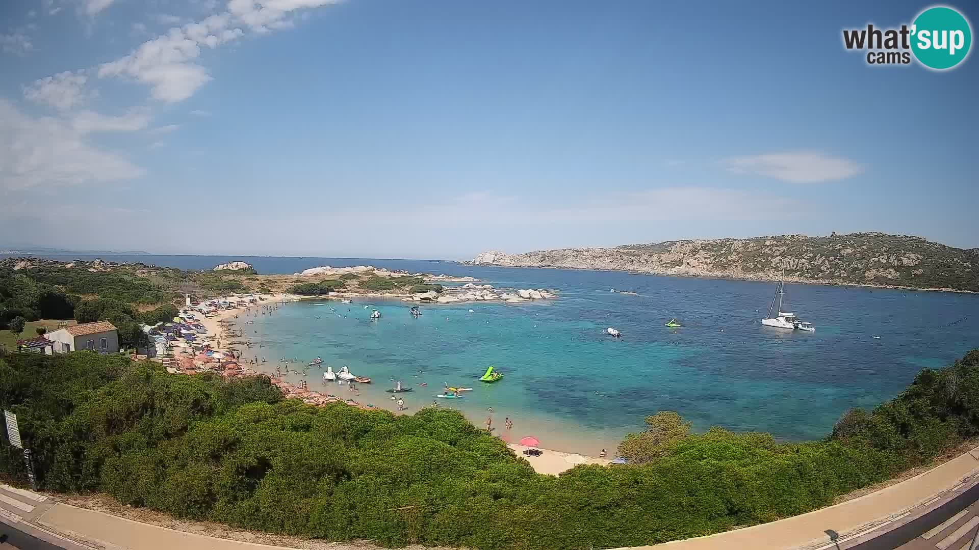 Spletna kamera Rena di Levante – Pogled v živo na Capo Testa