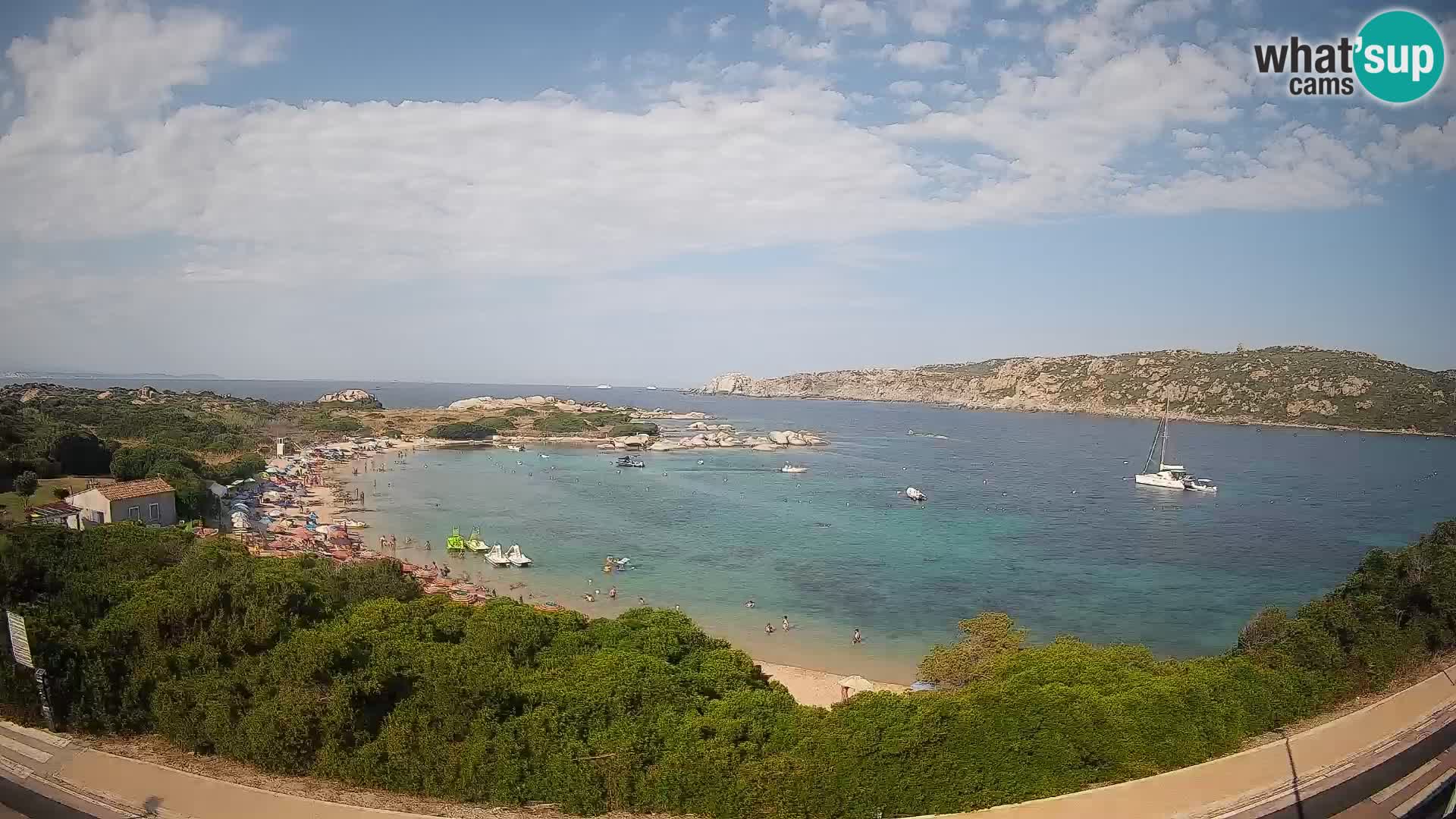 Webcam Rena di Levante – Live View from Capo Testa