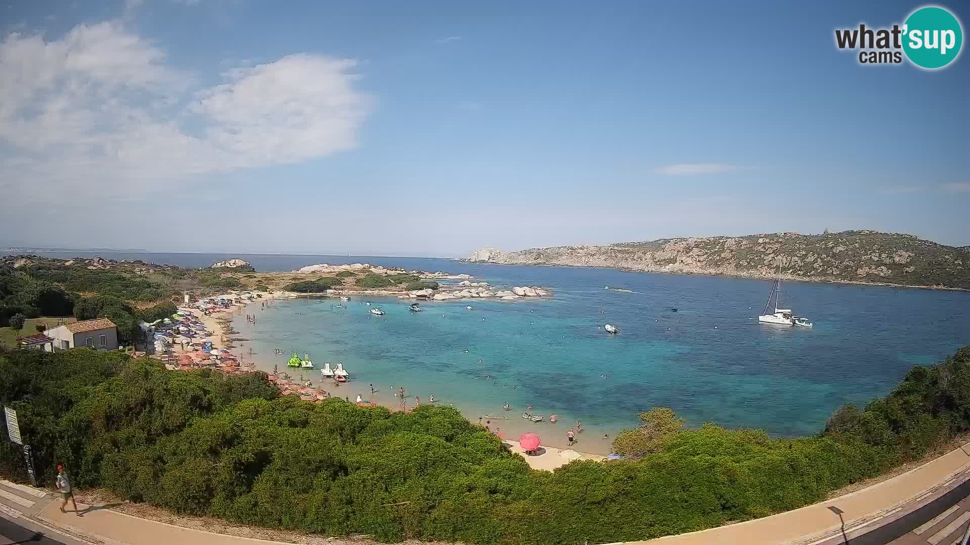 Webcam Rena di Levante – Live View from Capo Testa