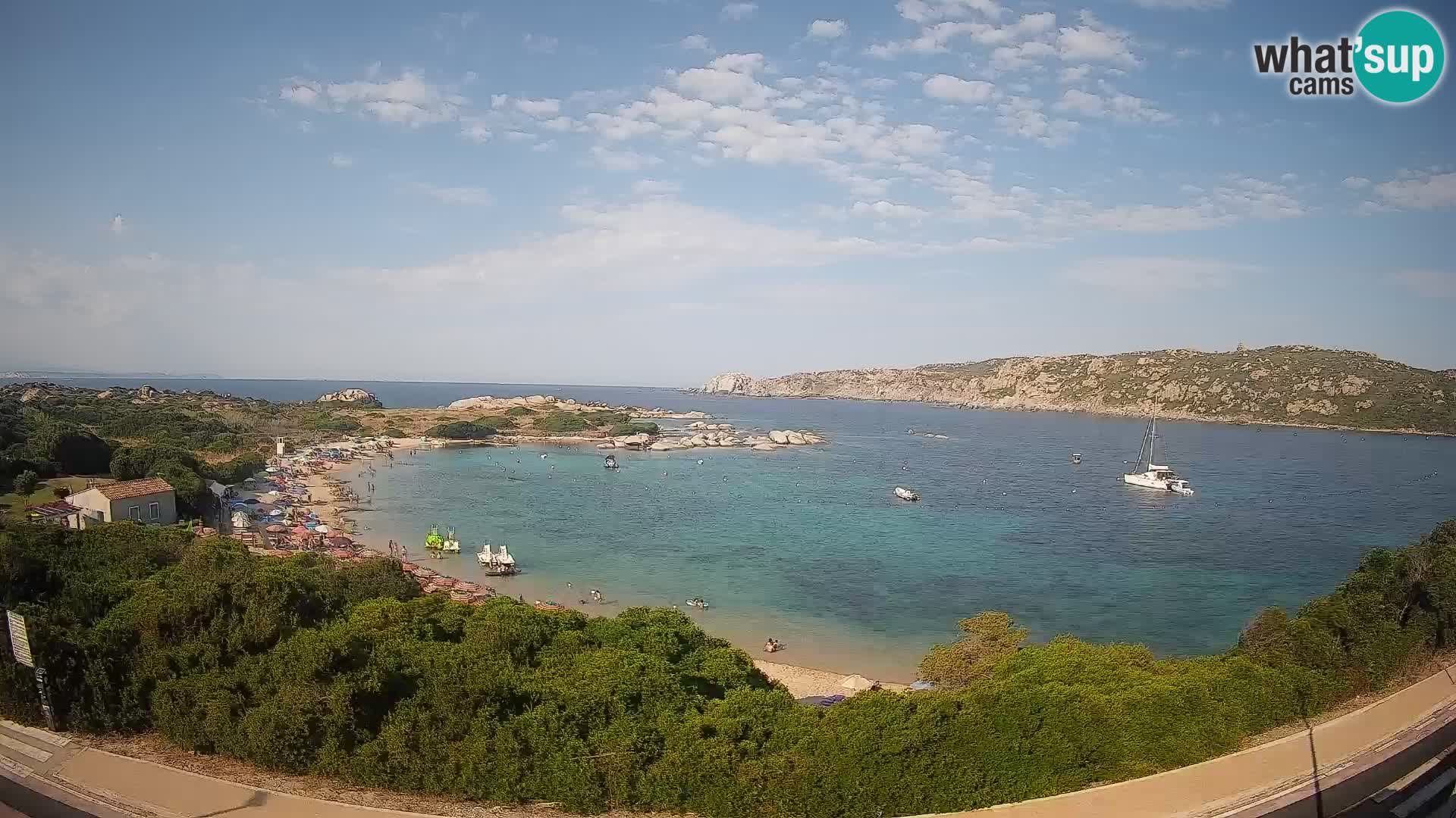 Webcam Rena di Levante – Live View from Capo Testa