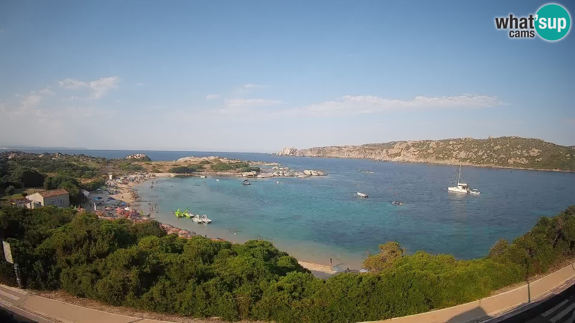 Web kamera Rena di Levante – Pogled uživo s Capo Testa
