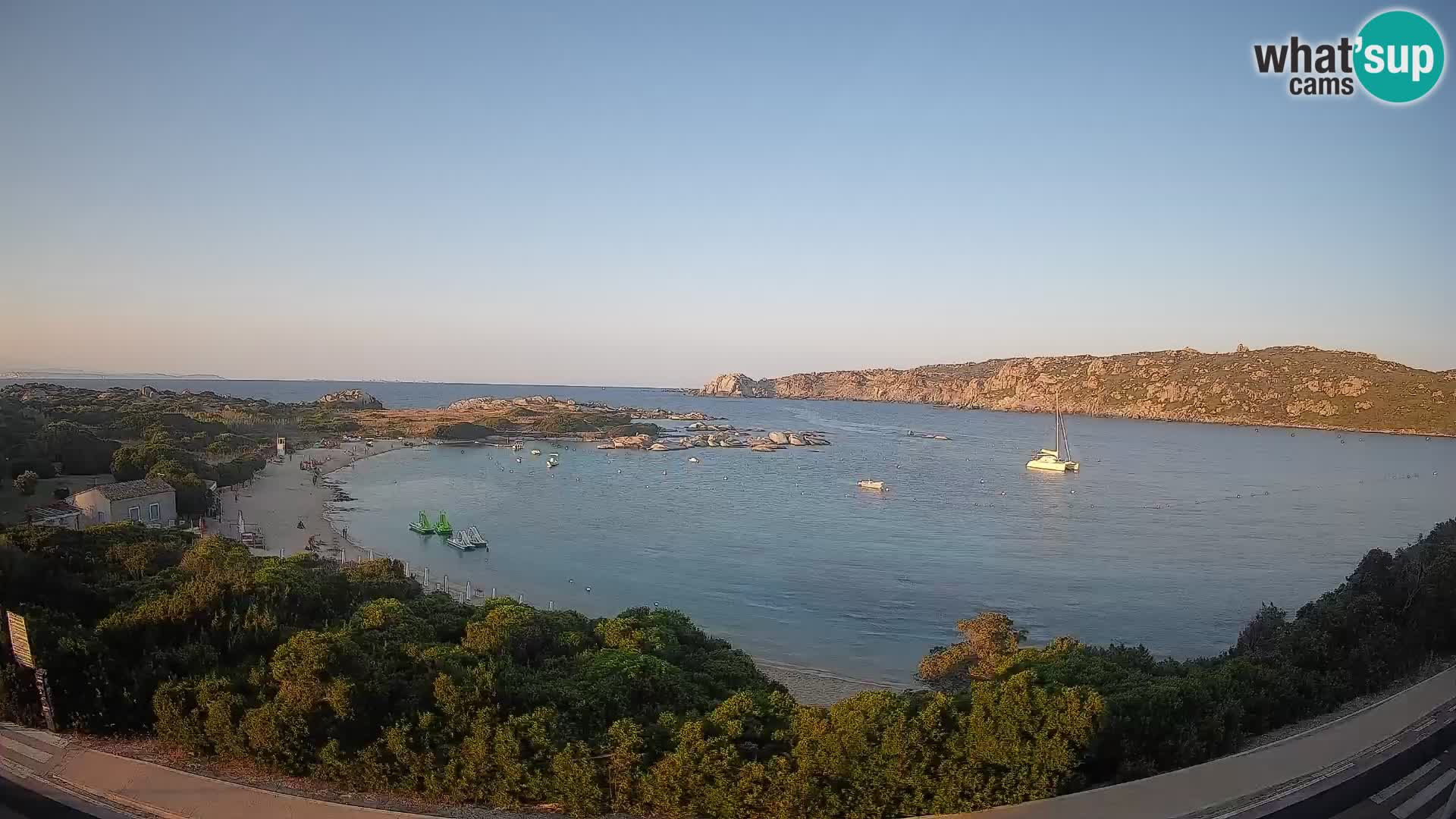 Webcam Rena di Levante – Live View from Capo Testa