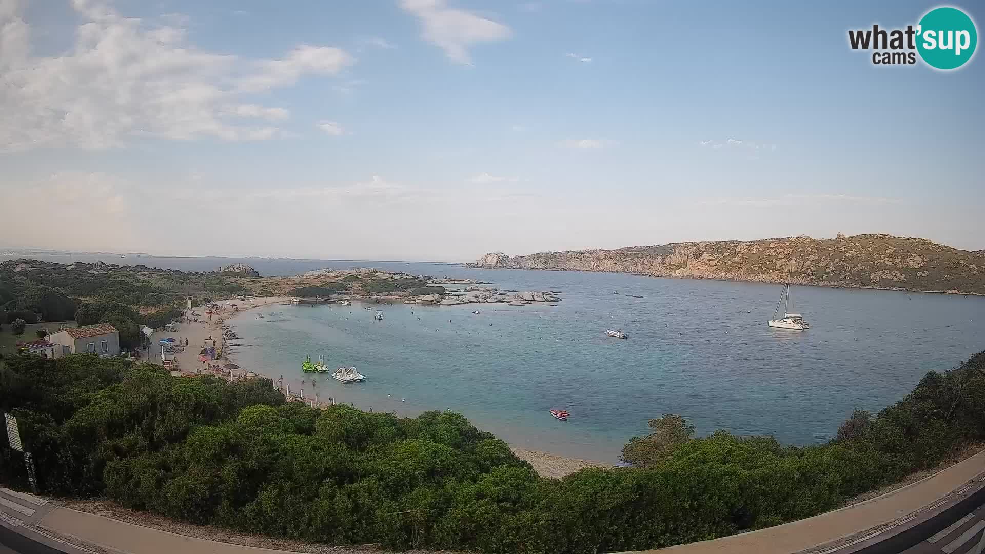 Webcam Rena di Levante – Live View from Capo Testa