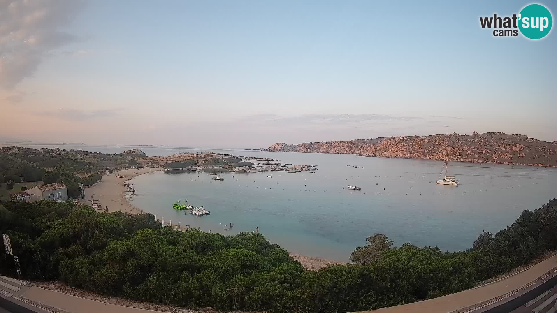 Webcam Rena di Levante – Live View from Capo Testa