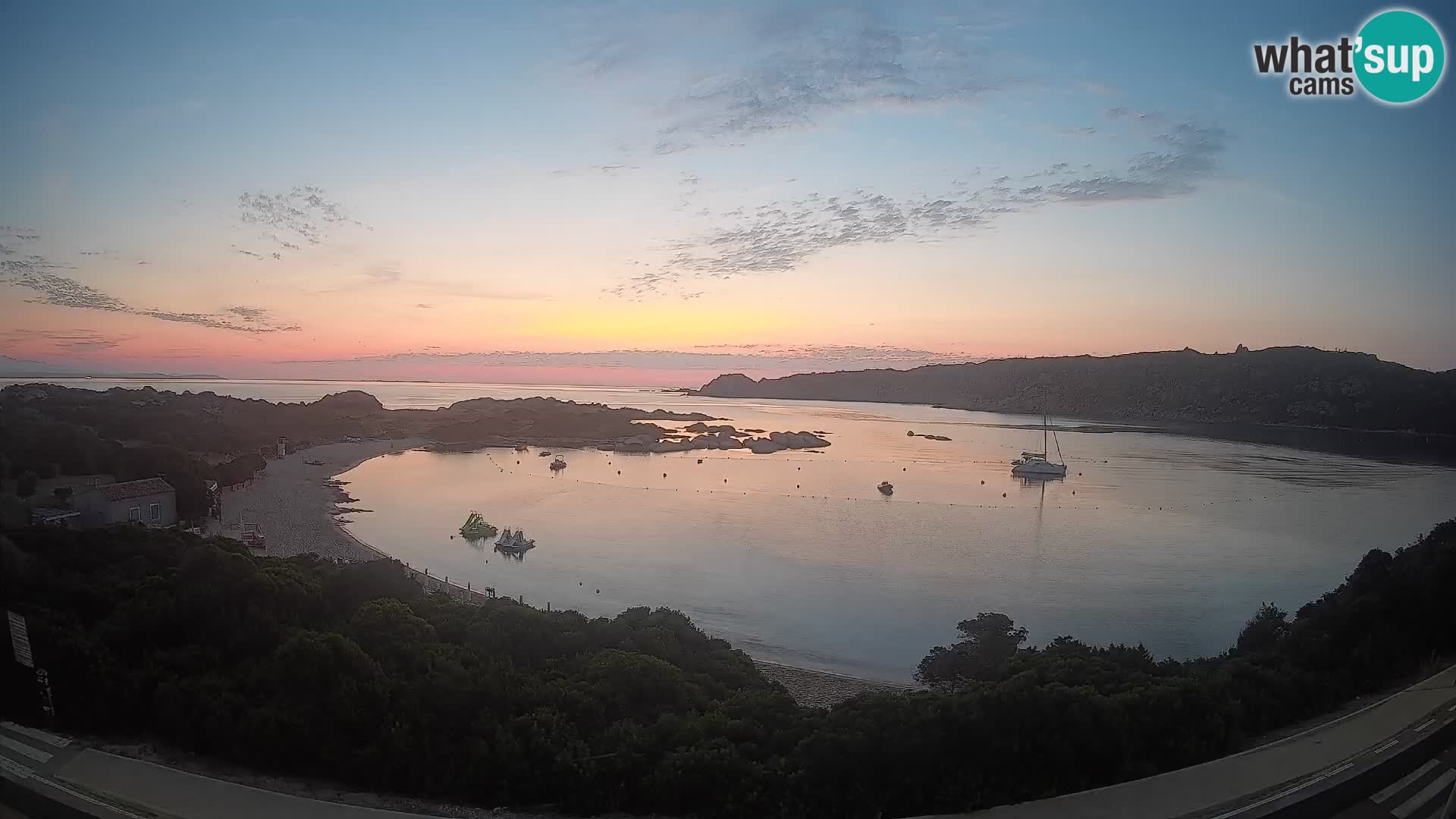 Webcam Rena di Levante – Live View from Capo Testa