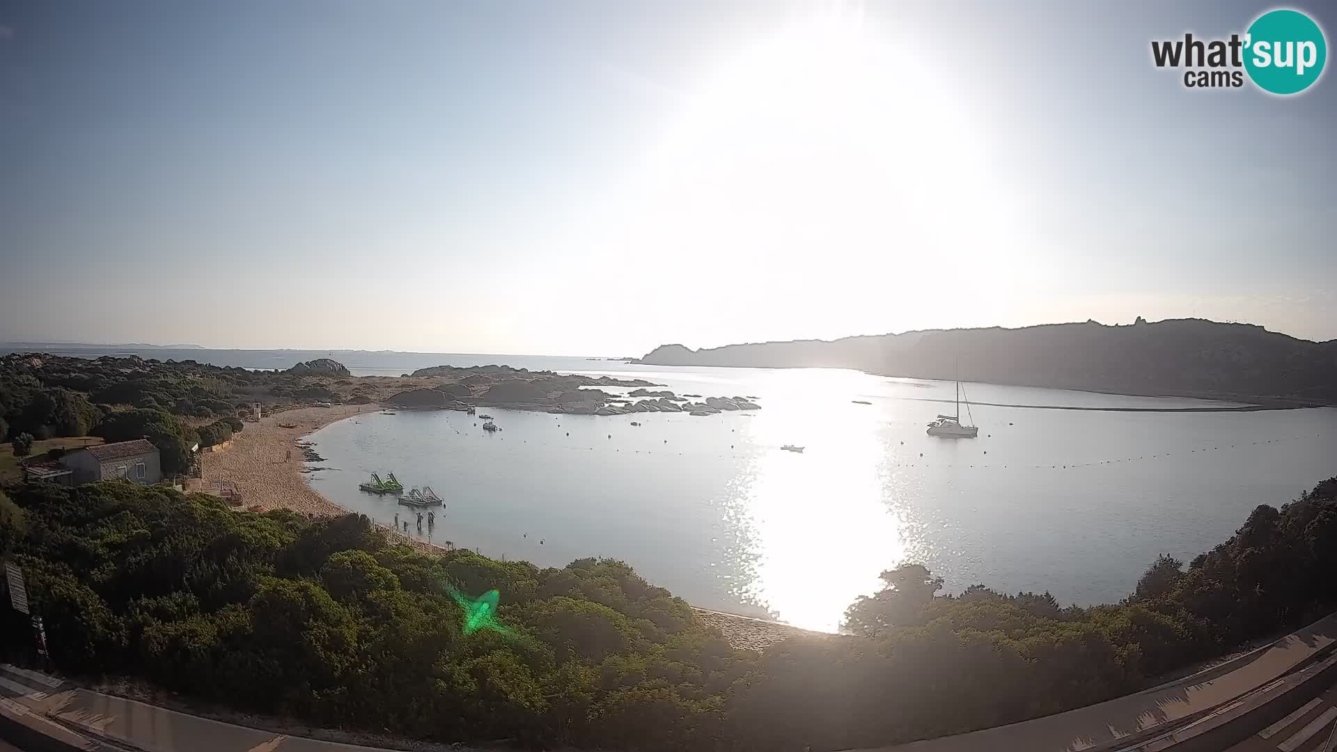 Webcam Rena di Levante – Live View from Capo Testa