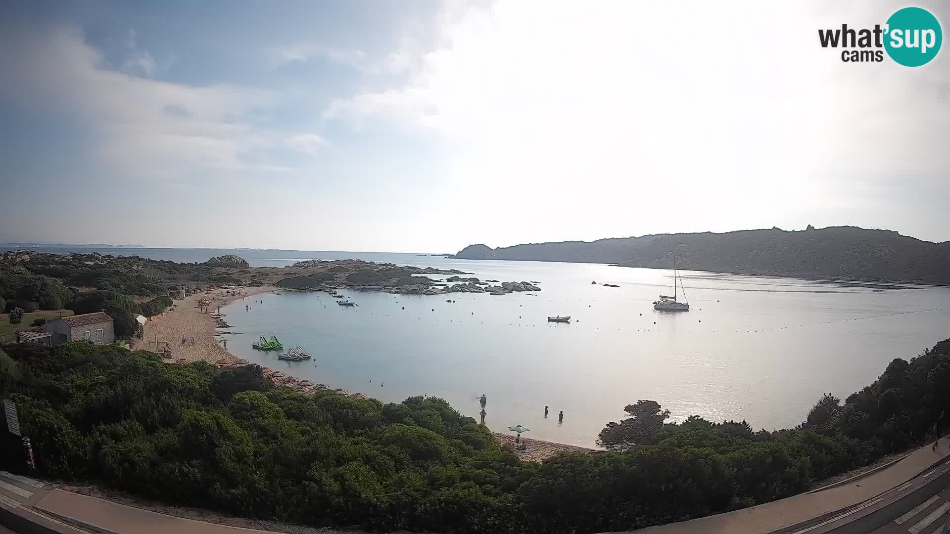Webcam Rena di Levante – Live View from Capo Testa