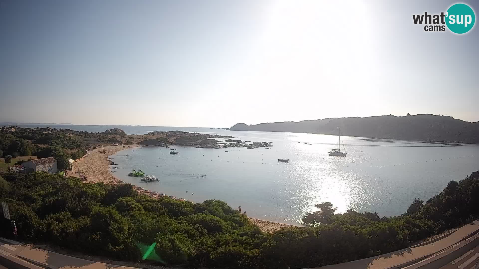 Webcam Rena di Levante – Live View from Capo Testa