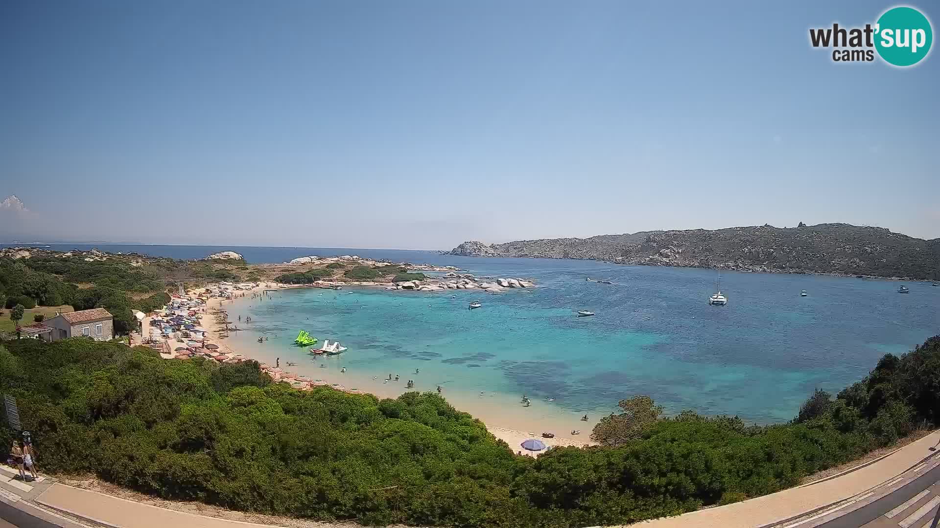 Webcam Rena di Levante – Live View from Capo Testa